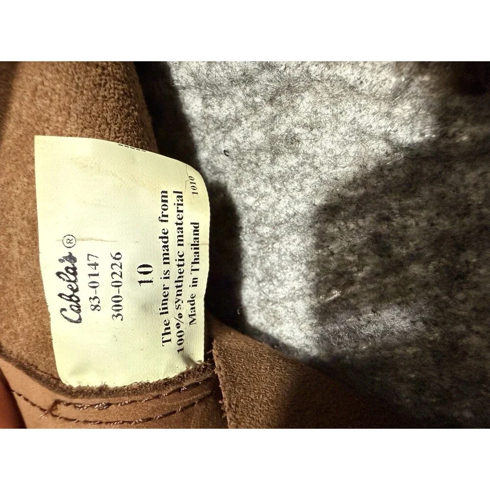 Mens Cabelas Rubber Winter Boots Size 10 New
